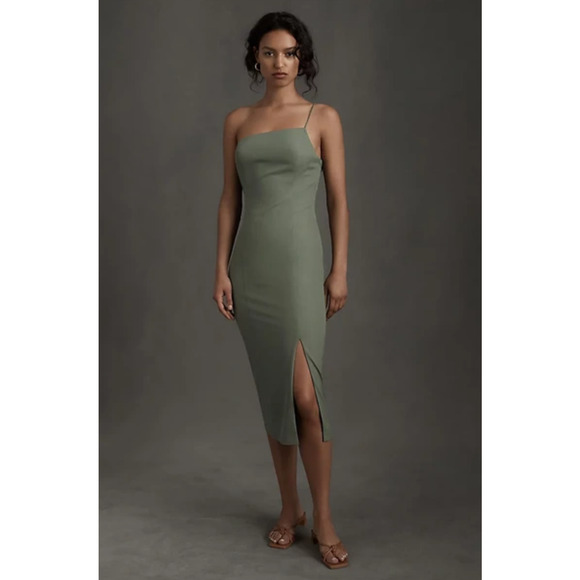 NWT BHLDN Miranda Crepe Midi Dress - Size 16 - Picture 1 of 4